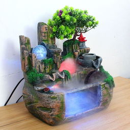假山流水 融合自然之美的家居風水工藝品